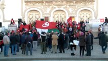 مظاهرات معارضة ومؤيدة لقرارات سعيد في العاصمة تونس