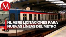 Construcción de líneas 4 y 5 del Metro en NL iniciará en junio