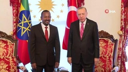 Cumhurbaşkanı Erdoğan, Etiyopya Başbakanı Abiy Ahmed Ali'yi kabul etti