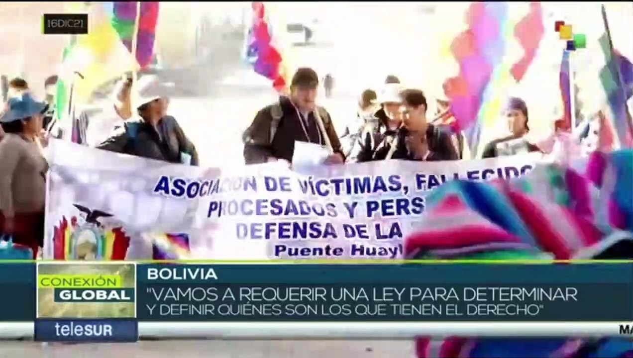 Gobierno Boliviano crea fideicomiso a familiares de víctimas de violencia
