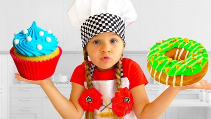 Diana Pretend Play Cooking with Kitchen Toys