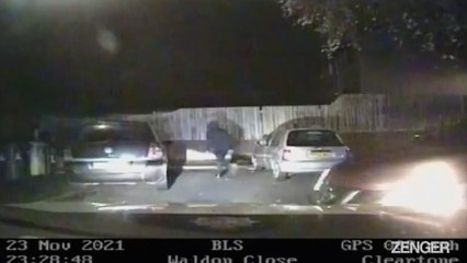 Car Chase Driver Jumped Into Tub To Fool Cops.mp4