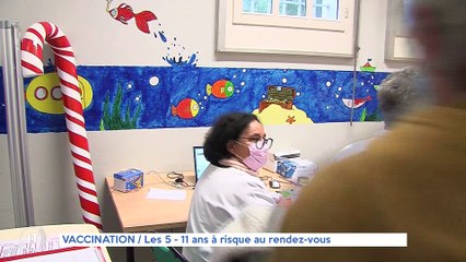 Le Journal - 17/12/2021 - VACCINATION / Les 5 - 11 ans à risque au rendez-vous