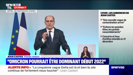 Jean Castex: "Près de 6 millions de personnes ne sont toujours pas vaccinées, ce n'est plus possible"