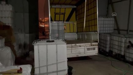 Büyükçekmece'de 1,5 ton metil alkol ele geçirildi