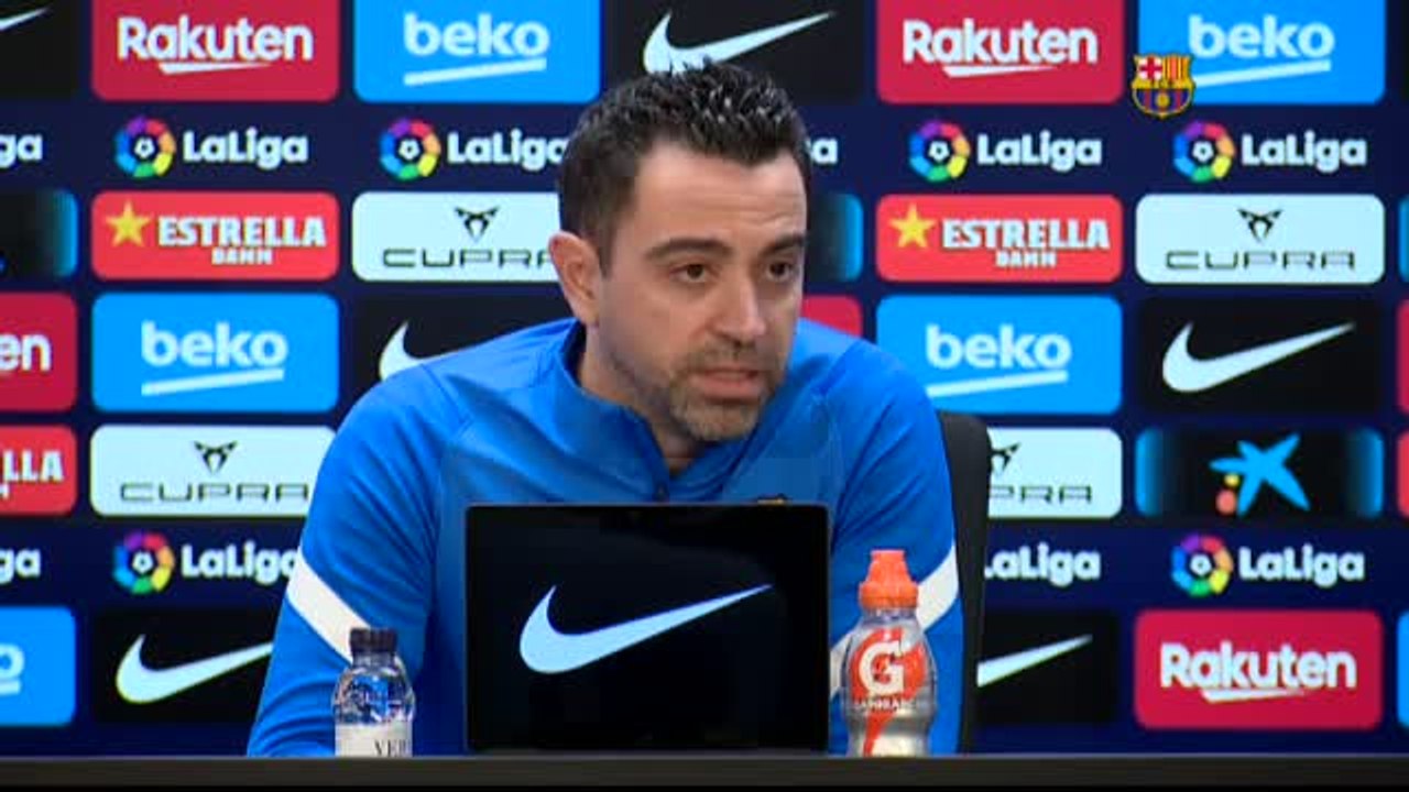 Xavi Hernández: "Estamos trabajando y nos está costando mucho, sobre todo en resultados"