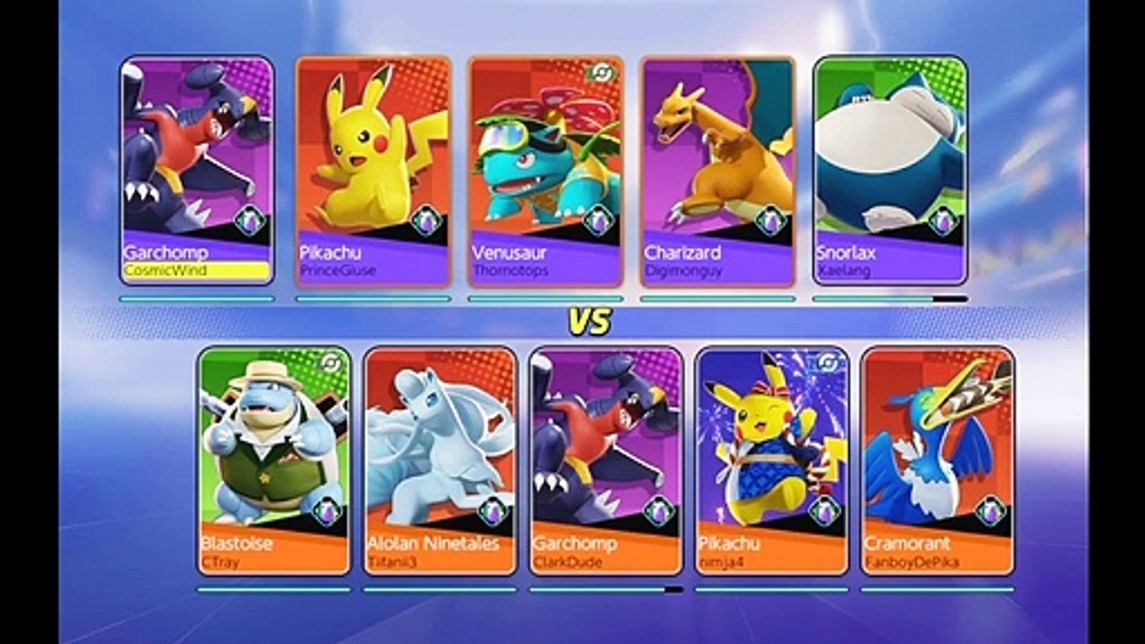 Pokémon Unite Gameplay: Garchomp Ripping Everyone