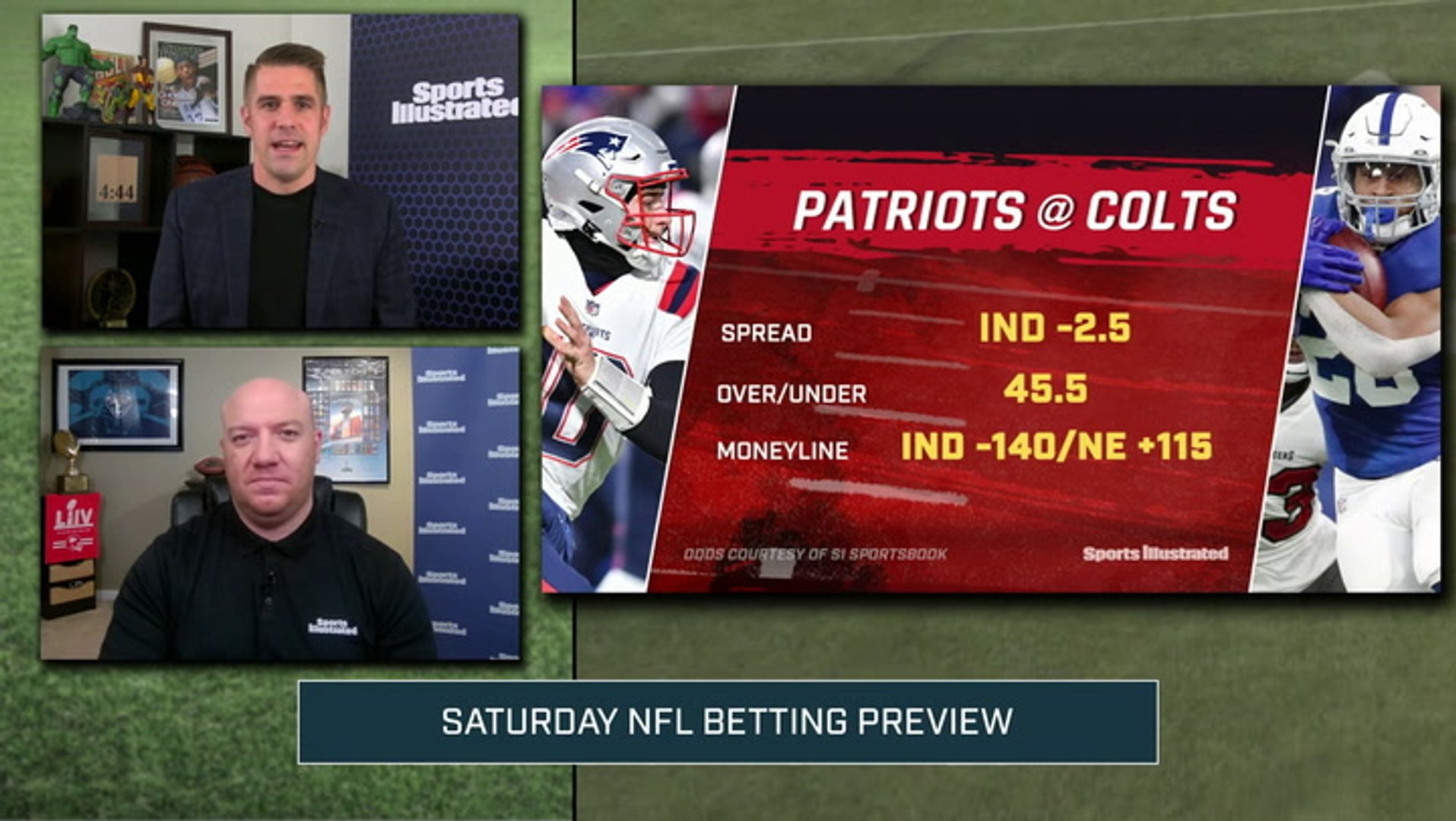 ⁣Week 15 NFL Betting Preview: Patriots vs. Colts