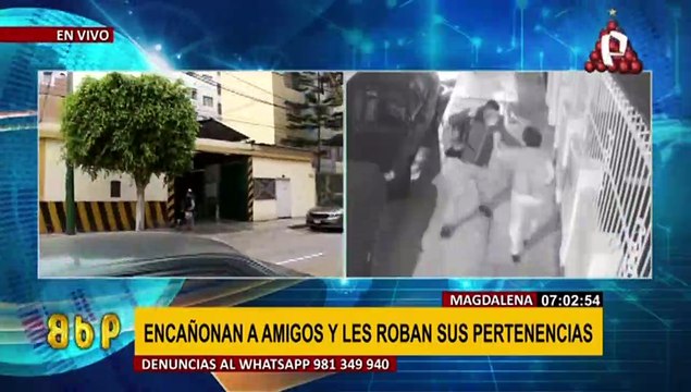Magdalena: delincuentes encañonan a tres amigos y les roban pertenencias