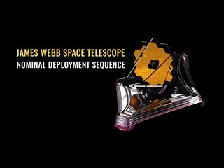 Secuencia de despliegue del telescopio espacial James Webb