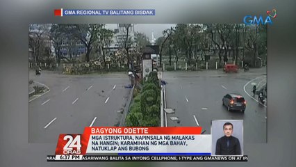 Mga istruktura, napinsala ng malakas na hangin; Karamihan ng mga bahay, natuklap ang bubong | 24 Oras