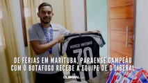De férias em Marituba, paraense campeão com o Botafogo recebe a equipe de O Liberal