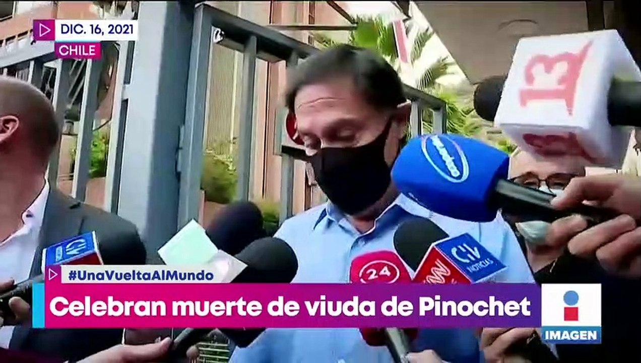 Celebran muerte de la viuda de Pinochet