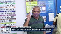 A Mega da Virada pode pagar o maior prêmio da história. O que você faria com 350 milhões de reais? #BandJornalismo