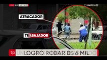 Así fue como un atracador intentó robar en una automotriz y fue capturado