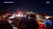 빙판길에 차량 15대 추돌…승용차 불나 운전자 사망