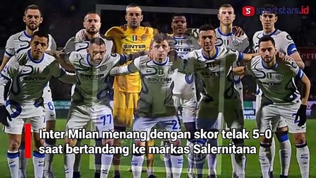 Bantai Salernitana, Inter Milan Cetak Sejarah di Tahun 2021