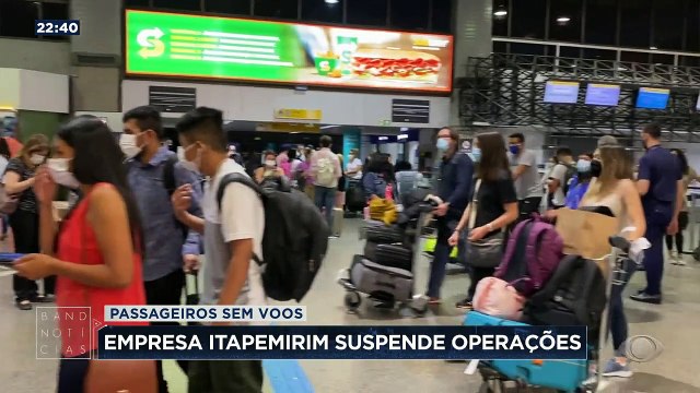 Dia de caos na aviação. A empresa Itapemirim suspendeu as operações em todo o Brasil. E não foi a única companhia com problemas.