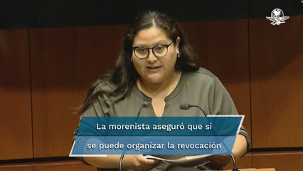 Si INE no puede organizar revocación de mandato, que renuncien los consejeros: Citlalli Hernández