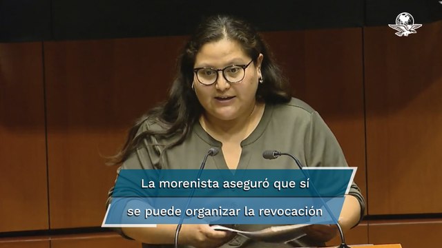Si INE no puede organizar revocación de mandato, que renuncien los consejeros: Citlalli Hernández