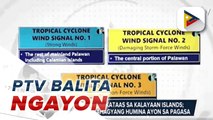 Signal number 3, nakataas sa Kalayaan Islands; Bagyong Odette bahagyang humina ayon sa PAGASA