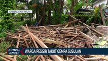 Warga Pesisir Selatan Jember Trauma dan Takut Gempa Susulan