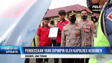 Polres Kebumen Melaksanakan Pengecekan Kendaraan Dinas Mobil Patroli Jelang Nataru