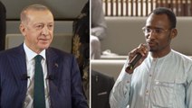 Cumhurbaşkanı Erdoğan, Afrikalı gençlerle buluştu! Çadlı Ömer'in okuduğu 