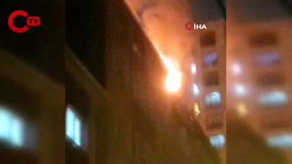 İstanbul'da geç saatlerde korkutan yangın