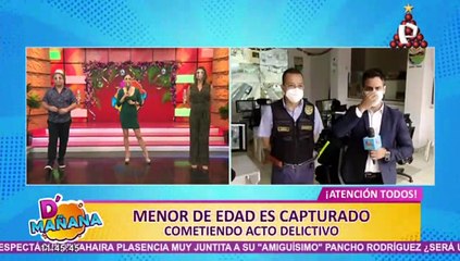 D'Mañana: menor de 14 años es detenido tras robar la cartera de una mujer en El Agustino