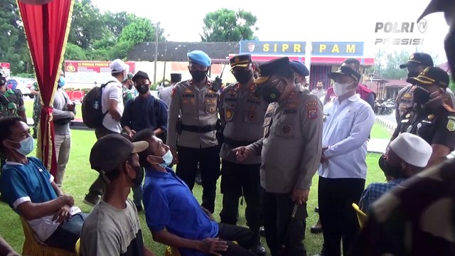 Kapolda Sumatera Utara Tinjau Percepatan Vaksinasi Di Labuhanbatu Raya