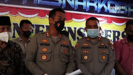 Polres Tanjung Balai Tangkap Pengedar 21 Kilogram Sabu