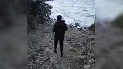 Denizden topladığı ağaç parçalarını sanat eserine dönüştürüyor