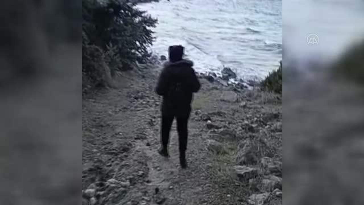 Denizden topladığı ağaç parçalarını sanat eserine dönüştürüyor