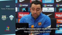 Xavi trotz Rückstand: 
