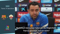 Xavi trotz Rückstand: 