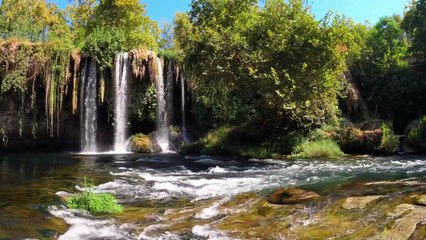 Relaxing Music with Nature Sounds - Waterfall _ Waterfall Rain sound