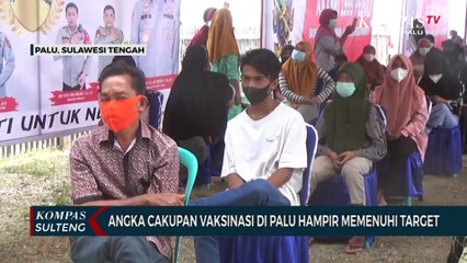 Angka Cakupan Vaksinasi di Palu Hampir Memenuhi Target