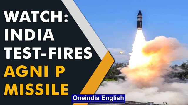 India test-fires nuclear-capable strategic Agni Prime missile off Odisha coast | Oneindia News