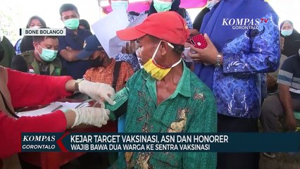 Kejar Target, ASN Dan Honorer Wajib Bawa Dua Warga Ke Sentra Vaksinasi