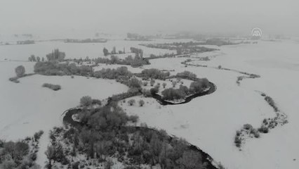 Ağrı yeniden beyaza büründü