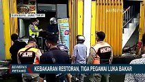 Restoran Online di Surabaya Terbakar Diduga Akibat Gas Bocor, 3 Karyawan Alami Luka Bakar