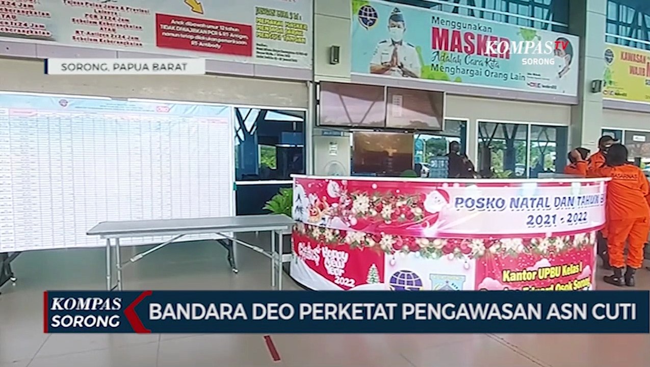 Bandara DEO Sorong Perketat Pengawasan Bagi ASN...