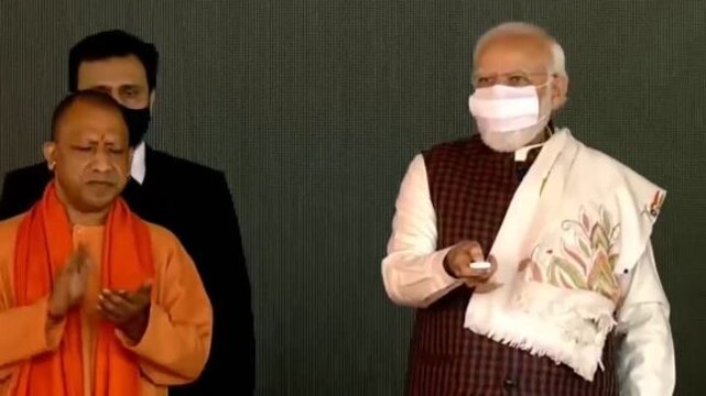 PM Modi launches Ganga Expressway Project in UP's Shahjahanpur 