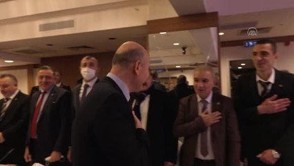 İçişleri Bakanı Süleyman Soylu, Eyüpsultan'da muhtarlarla buluştu