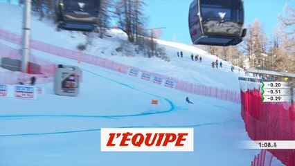 Le résumé de la descente de Val-d'Isère - Ski - CM (F)