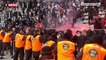 De violents débordements à Charléty pour le match entre le Paris FC et l'Olympique Lyonnais
