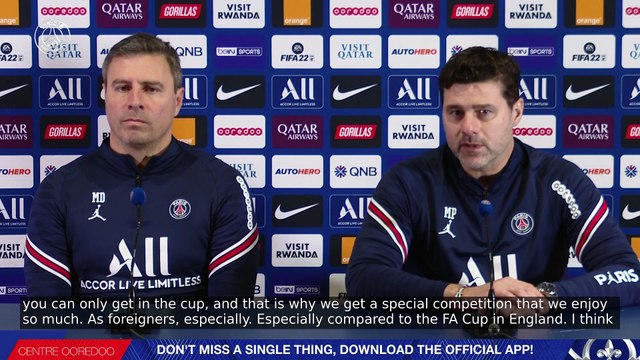 Replay : Conf' de presse de Mauricio Pochettino avant Feignies-Aulnoye EFC - Paris Saint-Germain