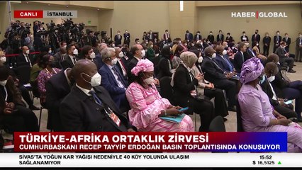 Cumhurbaşkanı Erdoğan Türkiye-Afrika Ortaklık Zirvesi sonunda konuştu: İlişkilerimizi derinleştirecek yol haritasında mutabık kaldık