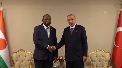 Cumhurbaşkanı Erdoğan, Nijer Başbakanı ve Hükümet Başkanı Ouhoumoudou Mahamadou'yu kabul etti